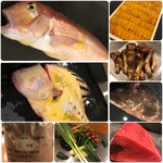 Kinshichou Yuuan - 毎朝水揚げされた魚貝類、契約農家による安心野菜など店主による厳選された食材が毎日届きます。四季の和心を感じて頂けるコース料理や単品料理でお楽しみください。