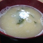 O Takou - ・ごぼとじ丼 の 味噌汁、美味しかったらしい