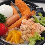 炭焼炉ばた くし路 - ミックスフライ丼