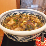 ふる里うどん  - 牡蠣ねぎうどん 味噌風味