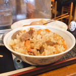 ふる里うどん  - 今日の炊きこみごはん