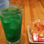 ボーノ - ミントソーダ  と  お菓子