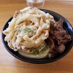 Yamazakiya Udon - 肉天うどん 550円