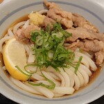 親父の製麺所 - 豚肉ぶっかけ