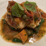 モノリス - 白子、ほうれん草