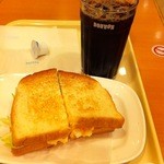 ドトールコーヒーショップ - モーニングセットA（ハムタマゴ） 380円