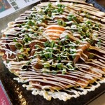 お好み焼き家ふうふぅ - 牛スジお好み焼き