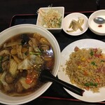 (料理)五目麺ランチ