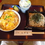 大村庵 - カツ丼セット（もり蕎麦）