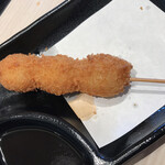 ゆず庵 - うずら串揚げ