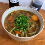 松家製麺 - カレーうどん大盛りたまご入り