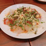 ビストロ横丁 - 天然アイナメのカルパッチョ