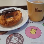 Mister Donut - チョコファッションとカフェオレ