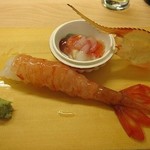 おたる政寿司 - 大ボタン海老＆大ボタン海老の味噌