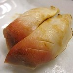 おたる政寿司 - 炙りほっき貝