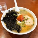 麺屋 いろは - 二色ラーメン(中盛) ¥830+100-