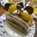 お菓子のお店 モリエール - 栗きんとんのロールケーキ380円＋tax^ ^食べ応えあり！しっかりしたロールケーキです(^-^)