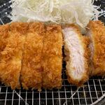 とんかつ 勝山 - ロースかつの断面