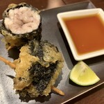 串天　山本家 - 白子の天ぷら