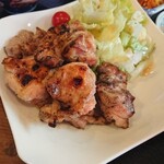 おちあい - 大山鶏もも(塩)定食