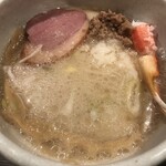 鴨出汁中華蕎麦 麺屋yoshiki - 蟹と貝のクリィミーつけ麺