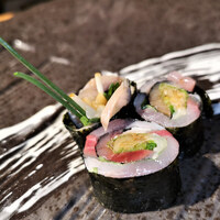 梅田 鮨 個室 みや川 - しめさばののり巻き