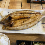 うまい魚が食べたくて - さばの干物定食¥900