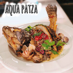 Aqua Patza made with local fresh fish