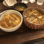 Chikutei - カツ丼とカレーきしめん