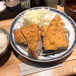 とんかつ七井戸 - とんかつ七井戸(特チキンかつ定食)