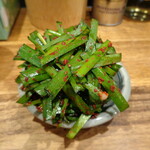 煮干し中華そば 一剣 - 辛ニラ頂いちゃいました