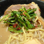 煮干し中華そば 一剣 - この味付け旨いです