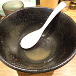 煮干し中華そば 一剣 - 完食