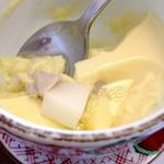 でん助茶屋 - ２０１２／０８／ＸＸ　茶碗蒸し　物撮り忘れて食べ始めちゃいました。