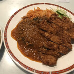 カレーの店 タカサゴ - かつのせハンバーグ