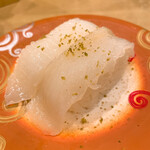 回転寿し トリトン - 【2020年11月】真いかゆず塩＠240円。