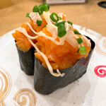 回転寿し トリトン - 【2020年11月】ねぎサーモン＠120円。