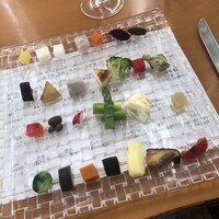 銀座 シェ・トモ - 野菜の盛り合わせ(ランチコース)
