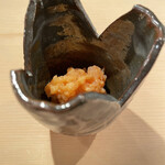 登喜和鮨 - 佐渡産南蛮海老なめろう