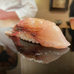 登喜和鮨 - 新潟村上産の黒ムツ火箸炙り