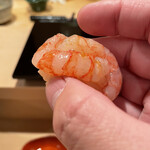 登喜和鮨 - 南蛮海老塩〆一夜干し