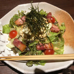 Hakata Hoteiya - 汲み上げ豆腐と厚切りベーコンのサラダ