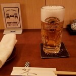 四季の味 大鉄 - 生ビール