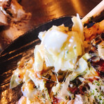 Okonomiyaki Teppanyaki Maruo - 具だくさん❤︎