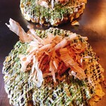 Okonomiyaki Teppanyaki Maruo - かつおぶし踊ってます❤︎