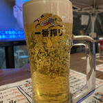 立呑み・そば処 安兵衛 - 生ビール