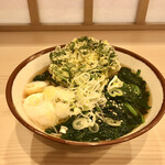 そばの神田 東一屋 - アサソバビンボー！　
      朝そば＋春菊天！　