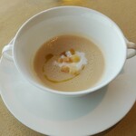 展望レストラン LAPUTA - カリフラワーのスープ