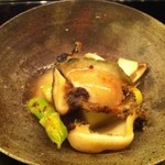 1864 - 鮑とアスパラのバルサミコ