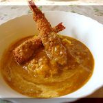 プティレストラン宮本 - 海老フライカレー　￥1250